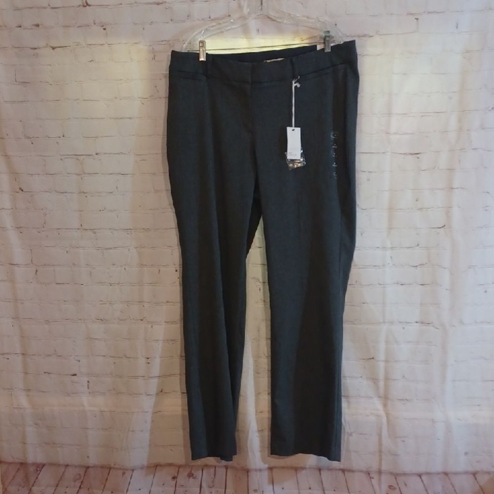 Lane Bryant The Alley Sexy Charcoal Stretch Dress Pants Sz 18